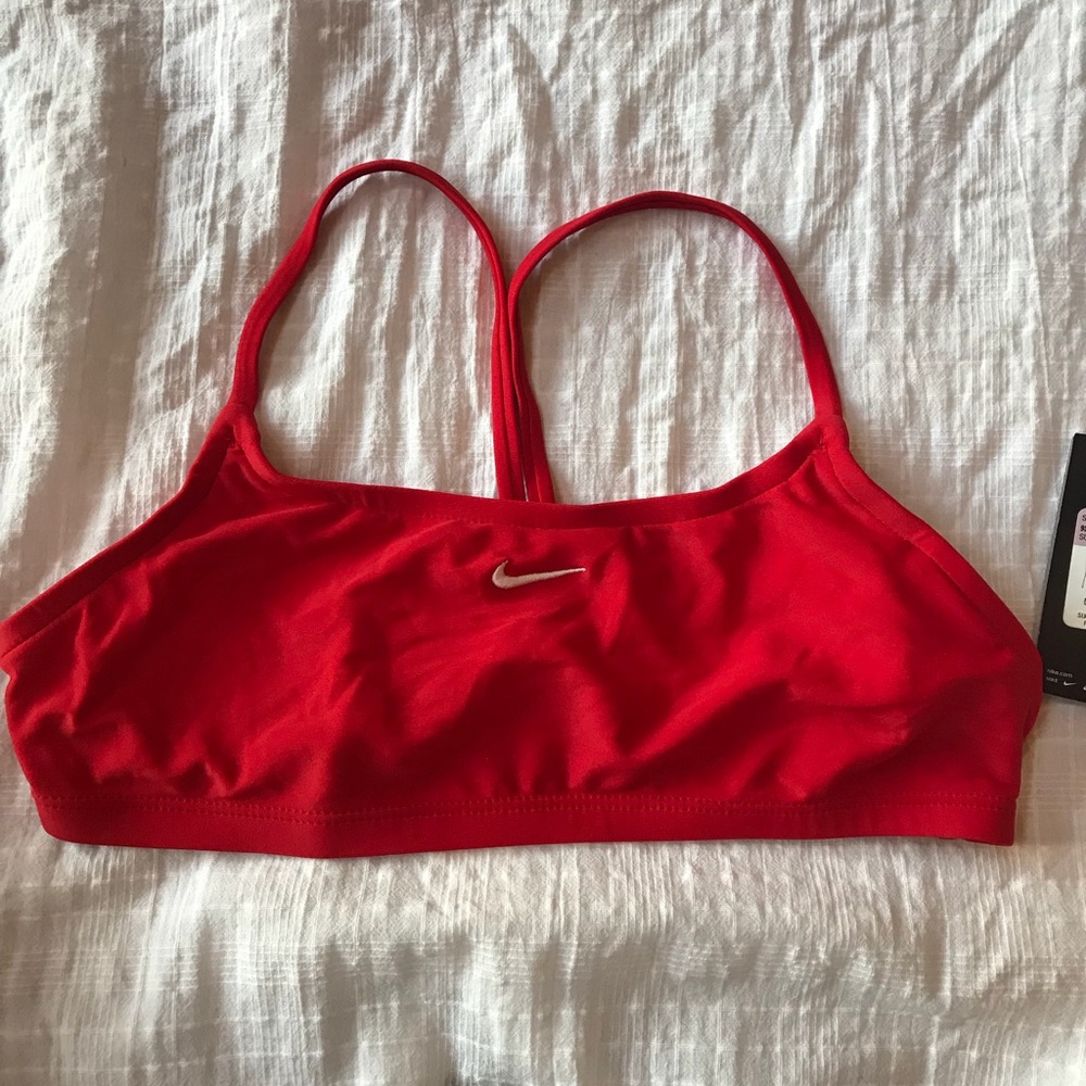 Red Nike Sports Bra